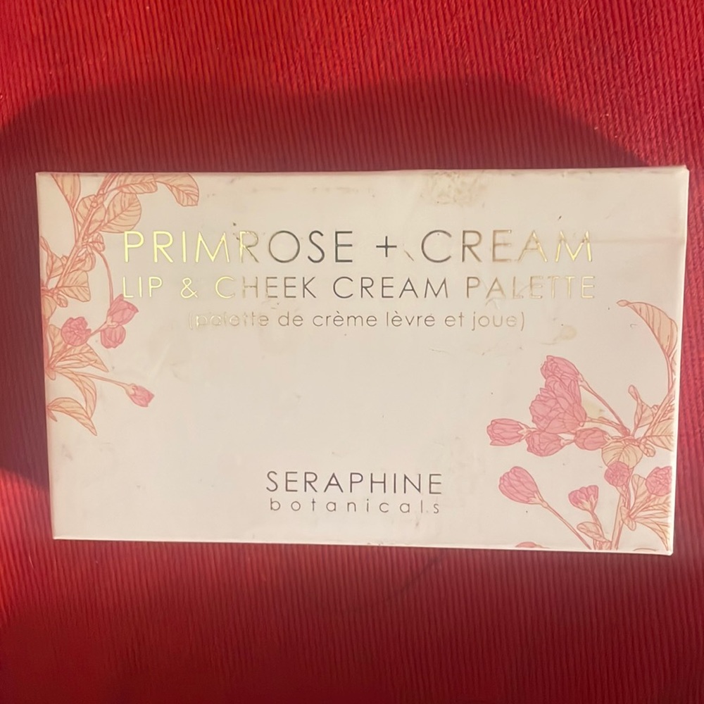 Seraphine Botanicals Primrose + Cream Lip & Cheek Cream Palette